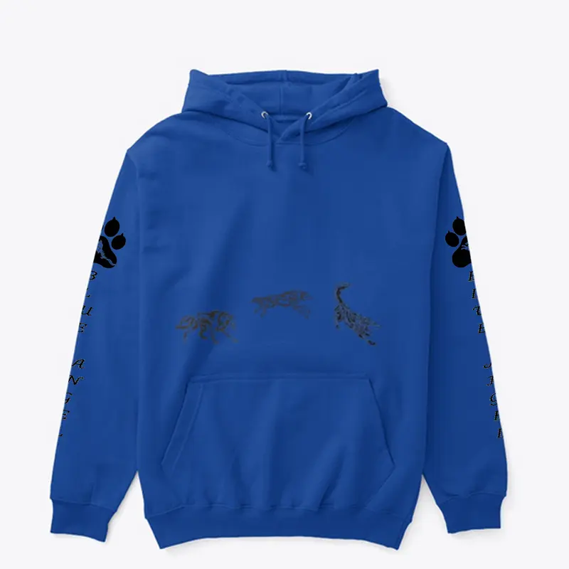 Blue Angel's Sleeve Print Sweatshirt